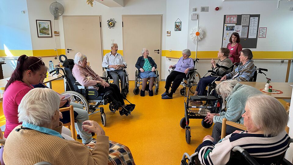 Sturzprävention im Seniorenheim Hirschau