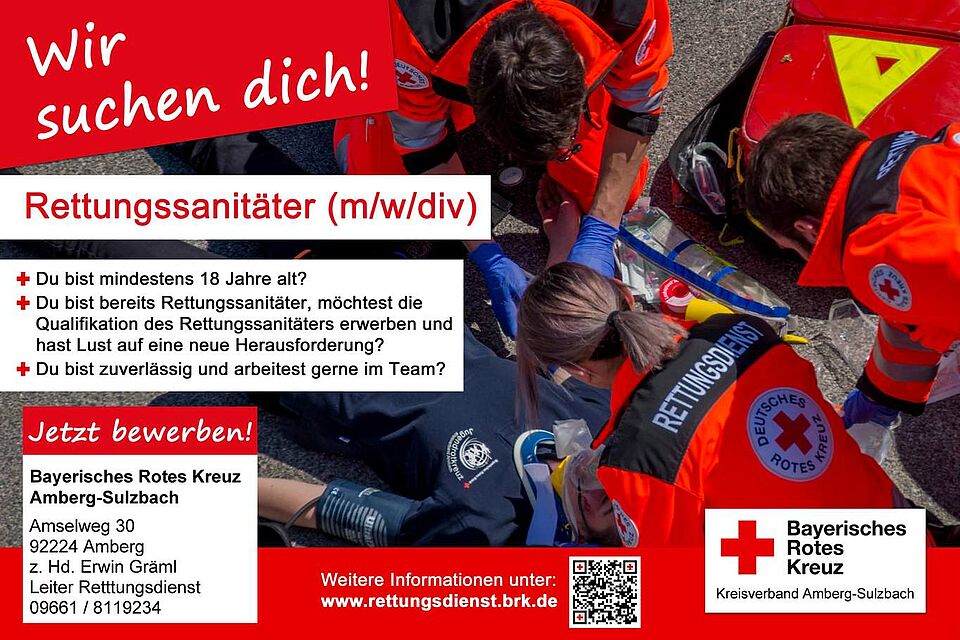 Rettungssanitäter gesucht