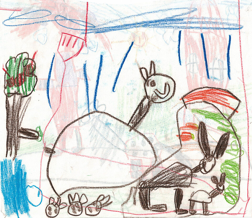 Kinderzeichnung Tiere